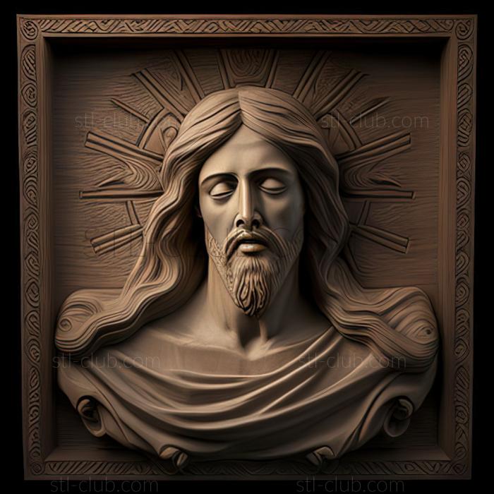 3D model st jesus (STL)